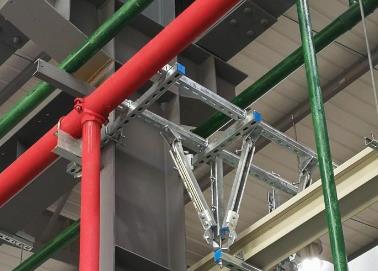 绥江该抗震支架的整体式支吊架结构协调性好